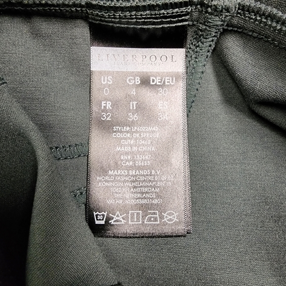 NWT Liverpool Stitch Fix Charcoal Grey Pencil Skirt Size 0/25 - Picture 10 of 10